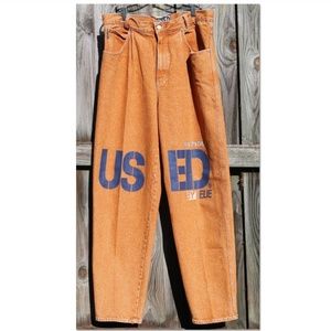 VINTAGE 90s USED BY ELIE DENIM MENS JEANS Hip Hop